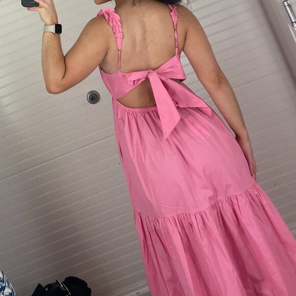 Abercrombie & Fitch Women's Pink Summer-dresses - Picture 4 of 4